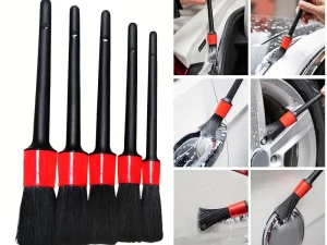 Set od 5 četkica za detaljno čišćenje automobila