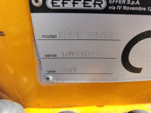 Kran za kamion Effer