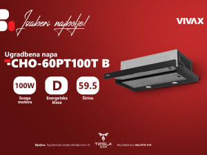 Ugradbena napa Vivax CHO-60PT100T B