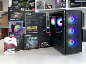 BACK2SCHOOL GAMING PC RYZEN 7 5700X/RX 9060 XT 16GB/16GB DDR4