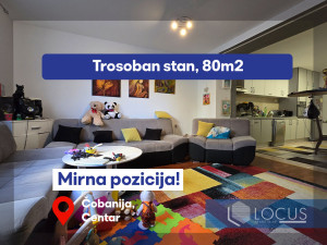 LOCUS:Trosoban stan sa garažom, Čobanija, Centar