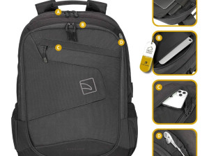 Tucano ruksak LATO 17" crni