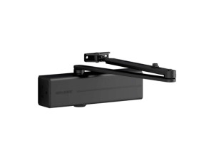 Hidraulični zatvarač, vrata do 1.100 mm, 80 kg, crni/sivi