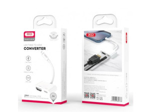 XO adapter HUB005 Lightning to HDMI+Charging Port