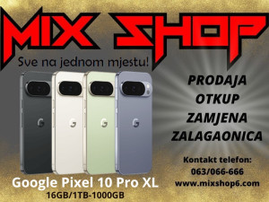 Google Pixel 10 PRO XL 16GB/1TB *Novo*Garancija*Zamjena* 16 GB