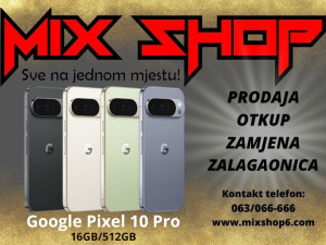 Google Pixel 10 PRO 16GB/512GB *Novo*Garancija*Zamjena* 16 gb 512