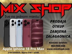 Apple Iphone 18 PRO MAX 2TB *Garancija*Zamjena*Sve boje* 2000GB
