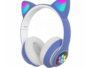 Slušalice Cat Ear STN-28 dječije, wireless, plave