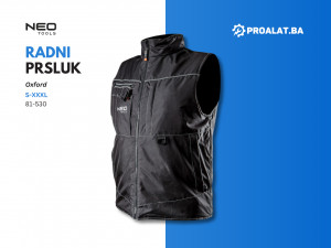 Radni zimski prsluk Oxford S-XXL NEO 81-530