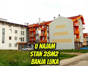 Stan u najam 28m2 Banja Luka