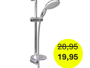 TUŠ SET OKRUGLI HROM 124031