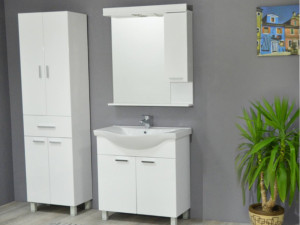 Umivaonik sa kupatilskim ormarićem 75cm 400113