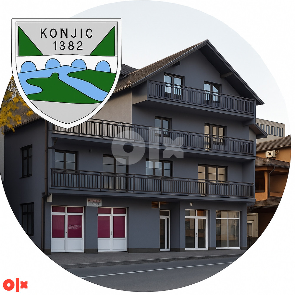 Izdaje se poslovni prostor 150m2 na magistrali M17  Konjic