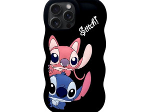 Silikonska maska Stitch Samsung A16 Crna