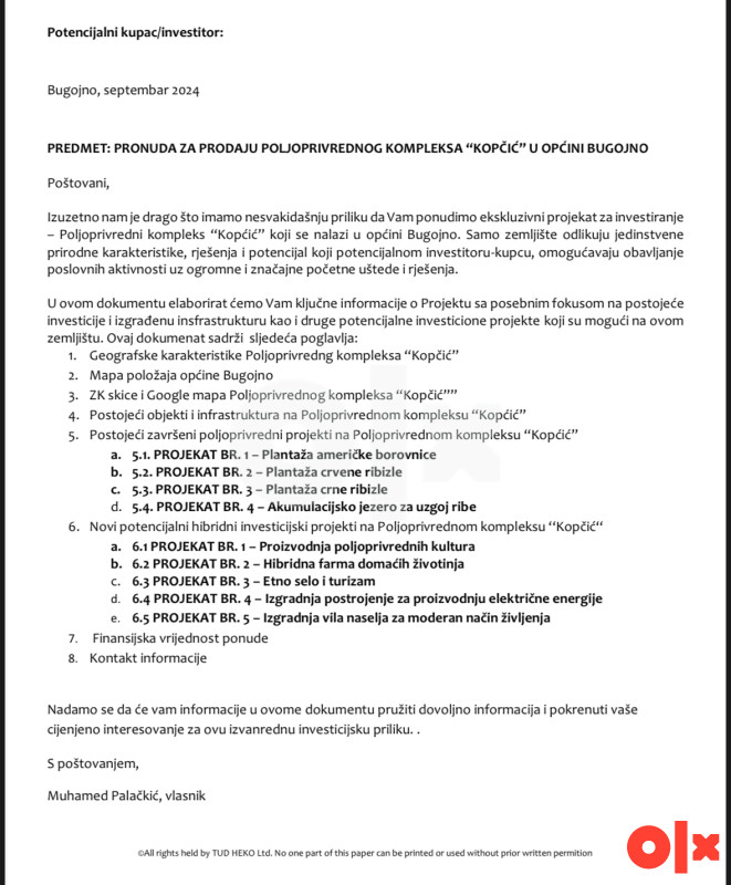 Poljoprivredni kompleks Bugojno-Kopčić 2