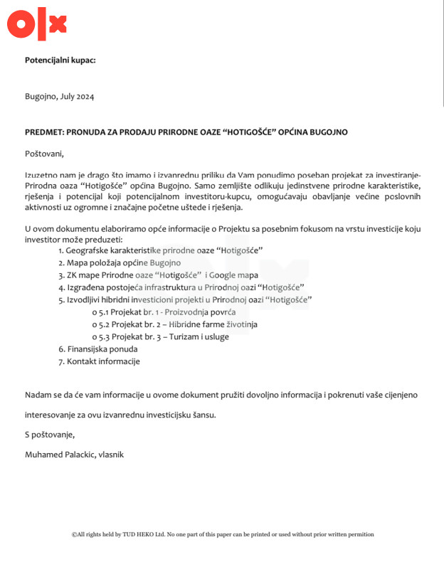 Prirodna oaza  Hotigosće  Bugojno 2