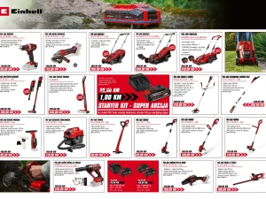 Einhell akcija bušilica brusilica pila trimer kosilica 04/26