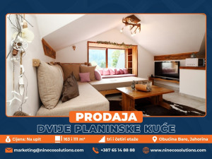 DVIJE PLANINSKE KUĆE - JAHORINA