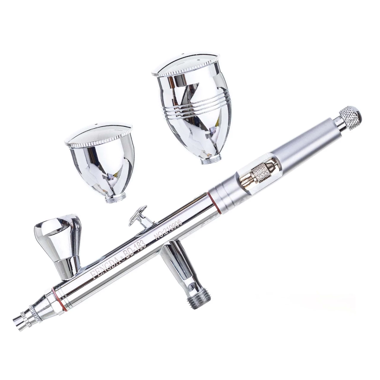 Airbrush Šprica Set Sa 3 Dizne i Izmjenjivim Posudama - Image 2