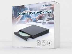 Externi USB DVD-RW SLIM drive GEMBIRD NOVO