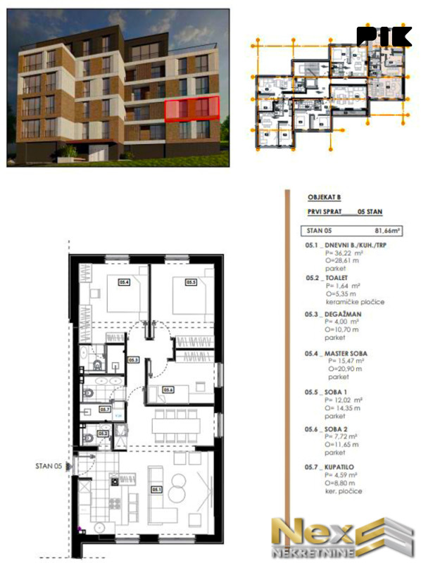 NOVOGRADNJA BREKA HILLS RESIDENCE od 37m2 do 133m2 15