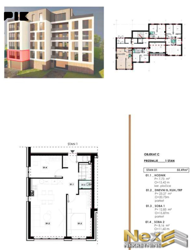 NOVOGRADNJA BREKA HILLS RESIDENCE od 37m2 do 133m2 22