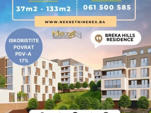 NOVOGRADNJA BREKA HILLS RESIDENCE od 37m2 do 133m2