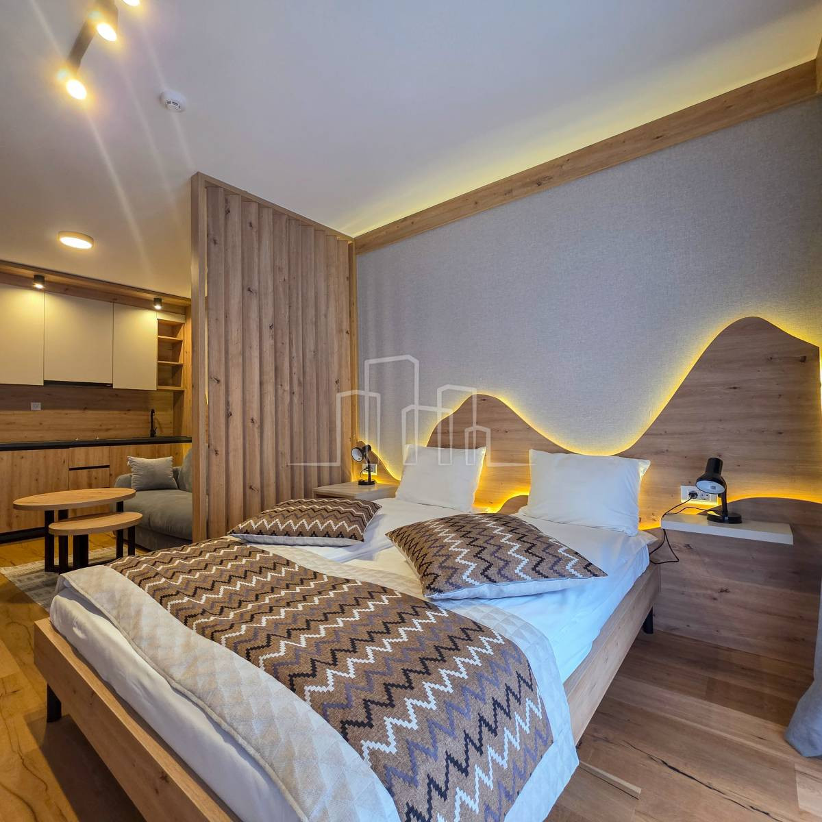 Studio apartman sa balkonom 36m2 opremljen Jahorina 6
