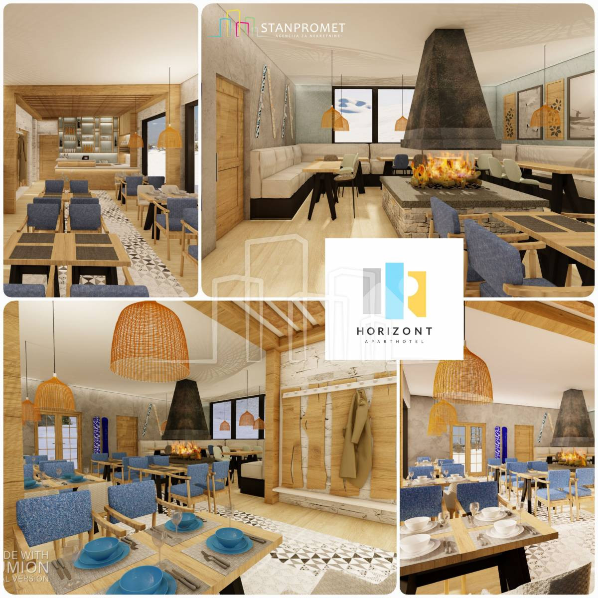 Odličan studio apartman sa jednom spavaćom 25m2 Horizont Jahorina 19
