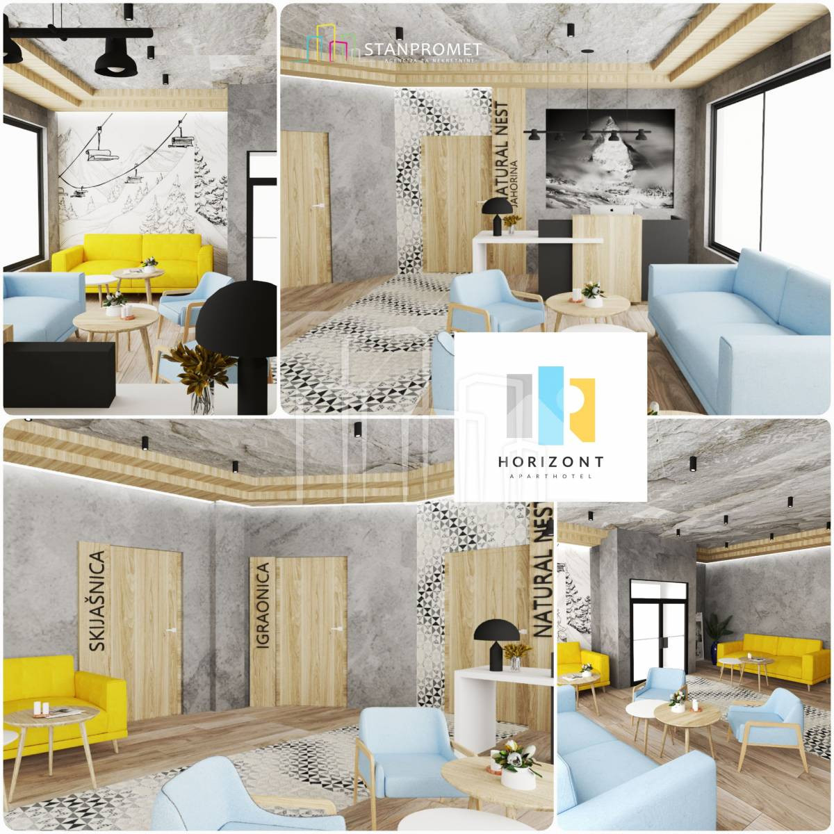 Odličan studio apartman sa jednom spavaćom 25m2 Horizont Jahorina 21