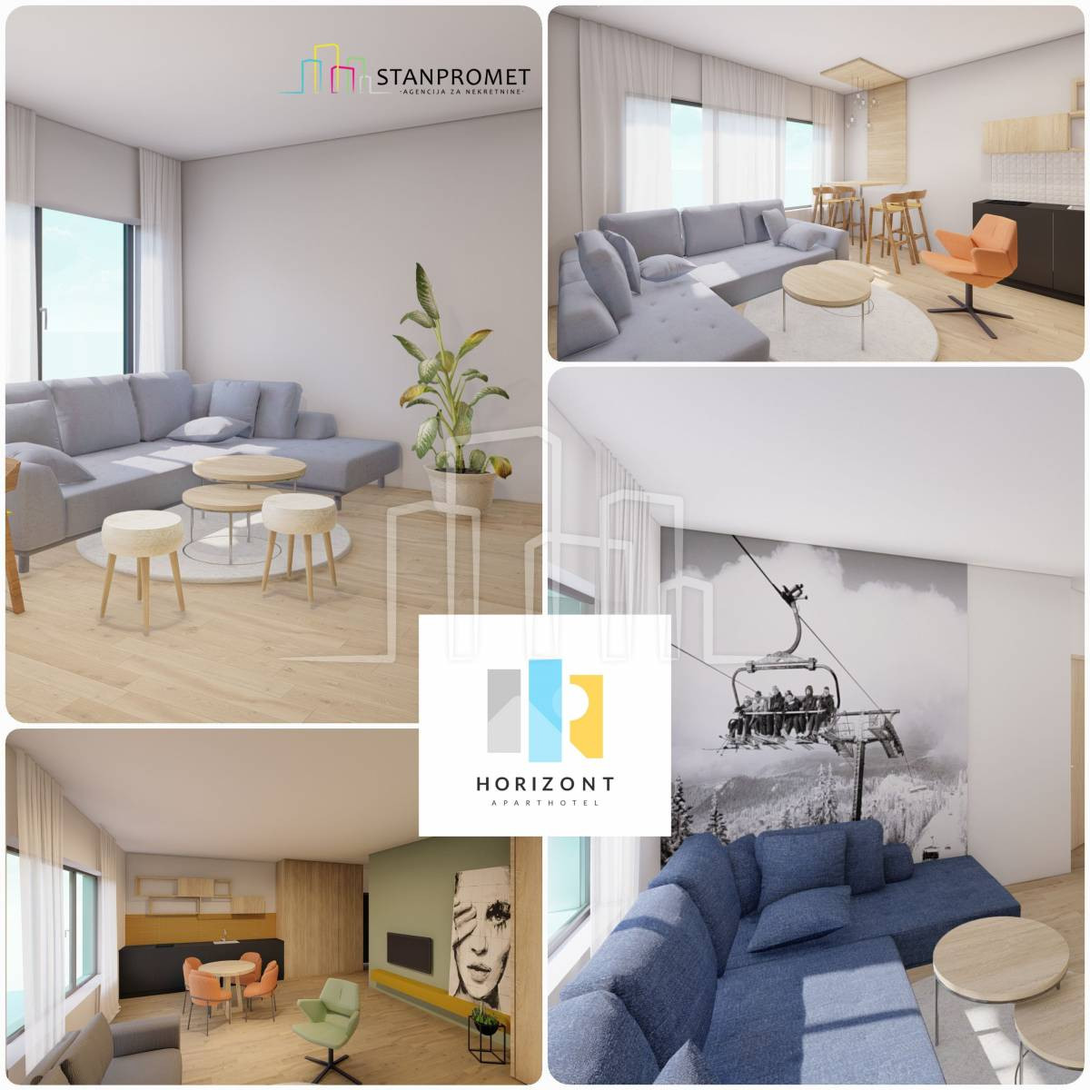 Odličan studio apartman sa jednom spavaćom 25m2 Horizont Jahorina 23