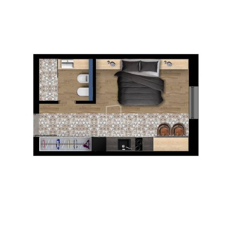 Odličan studio apartman sa jednom spavaćom 25m2 Horizont Jahorina 26