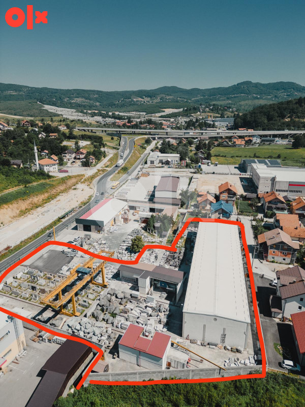 Hala 1100 m2 ,zemljište okolo 5202 m2 Vlakovo 2