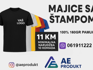 Majice sa stampom logom slikom Majica za firme Reklamne
