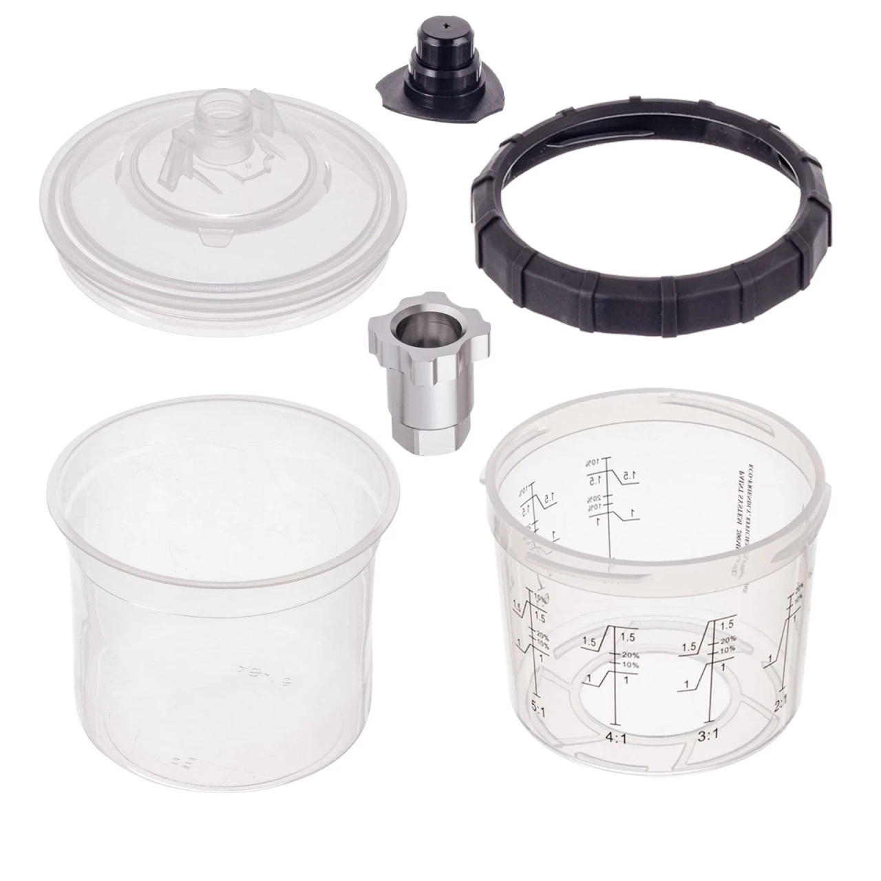 Set Providnih Posuda za Špricu 200ml sa Adapterom 16x1,5mm 50/1 - Image 3