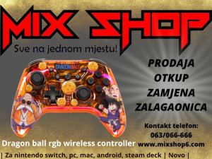 DRAGON BALL Rgb bežični pc mac android nintendo switch oled 2
