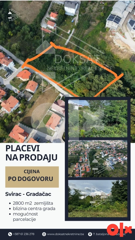 Zemljište Gradačac 2832m2