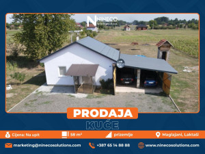 KUĆA - MAGLAJANI - 58 m2 (Opština Laktaši)