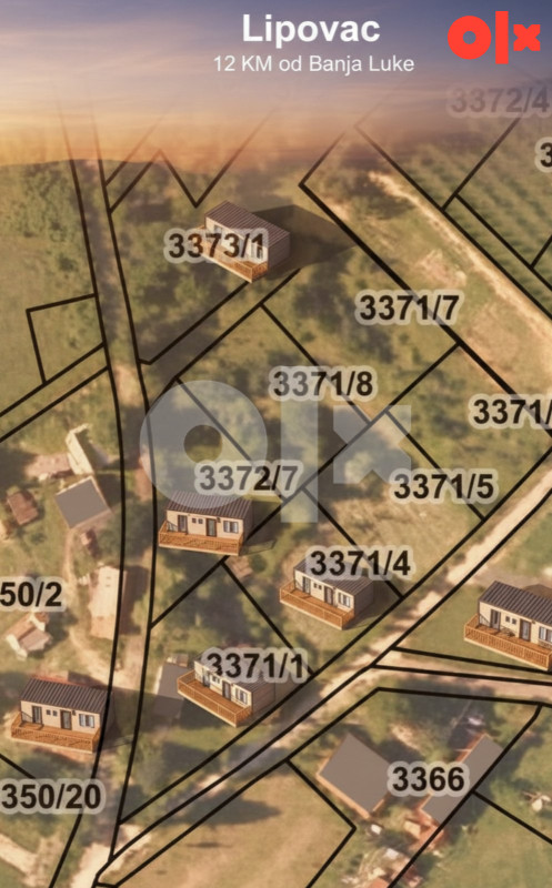 ZEMLJIŠTE BANJA LUKA LIPOVAC 5000m2 ili PARCELA cca 600m2