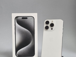 iPhone 15 Pro 256GB White Titanium 89% zdravlje baterije