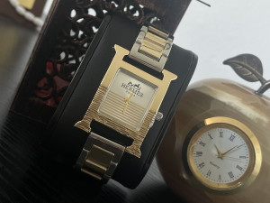 Zenski sat Hermes Silver/Gold
