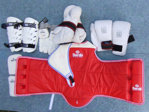 Taekvondo štitnici rukavice nanožnice oprema borilački sportovi