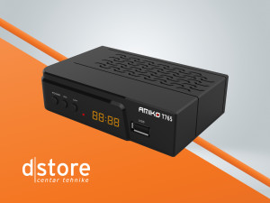 Amiko Prijemnik zemaljski, DVB-T2, H.265, Media  dstore