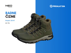 NEO Radne čizme O2 SR FO, vezivanje užadi s gumbom, 39-47 82-751