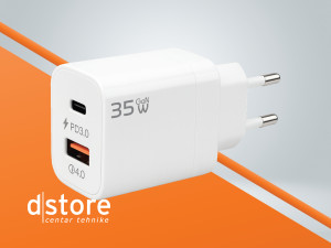 REDLINE Punjač kućni, 1 x USB-A, 1 x USB-C, brzi dstore