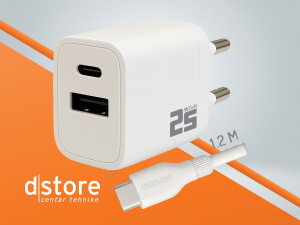 REDLINE Punjač sa USB-C kablom, 1 x USB-A, 1 x U dstore