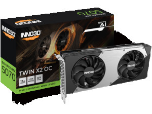 INNO3D GeForce RTX 5070 Twin X2 OC 12GB GDDR7 192-bit HDMI