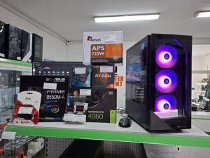 Gaming PC Ryzen 7-5700G, RTX4060 TI, 16GB RAM, 1TB SSD