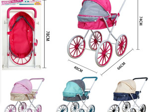 Kolica za lutke, bebe, za djevojčice do 7g, IGRAČKE