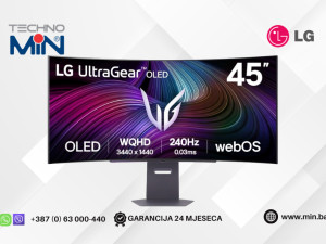 Monitor LG UltraGear 45GX90SA 44.5", WQHD OLED, 240Hz, webOS